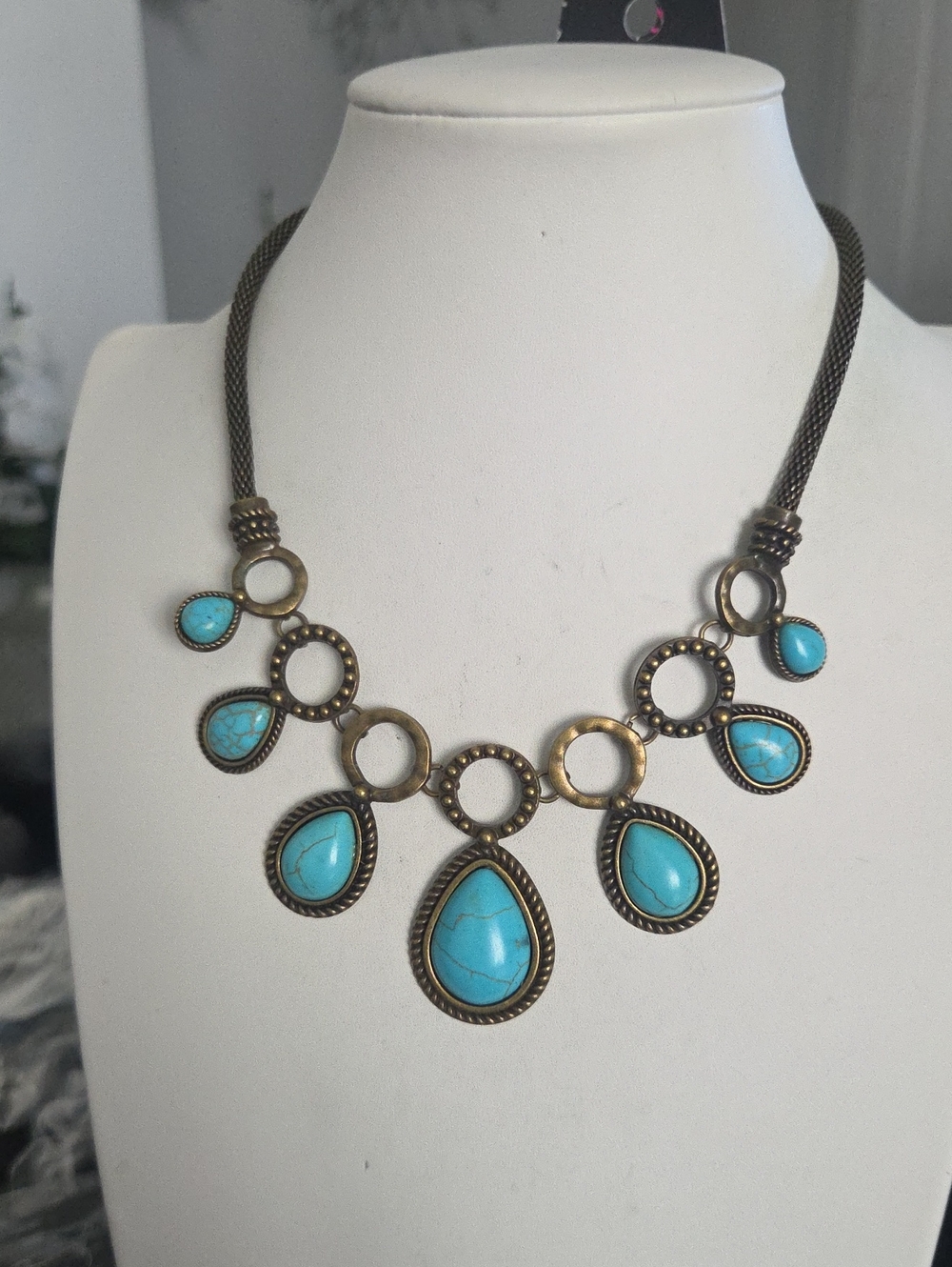 Paparazzi Riverside Relic Brass Necklace NWT